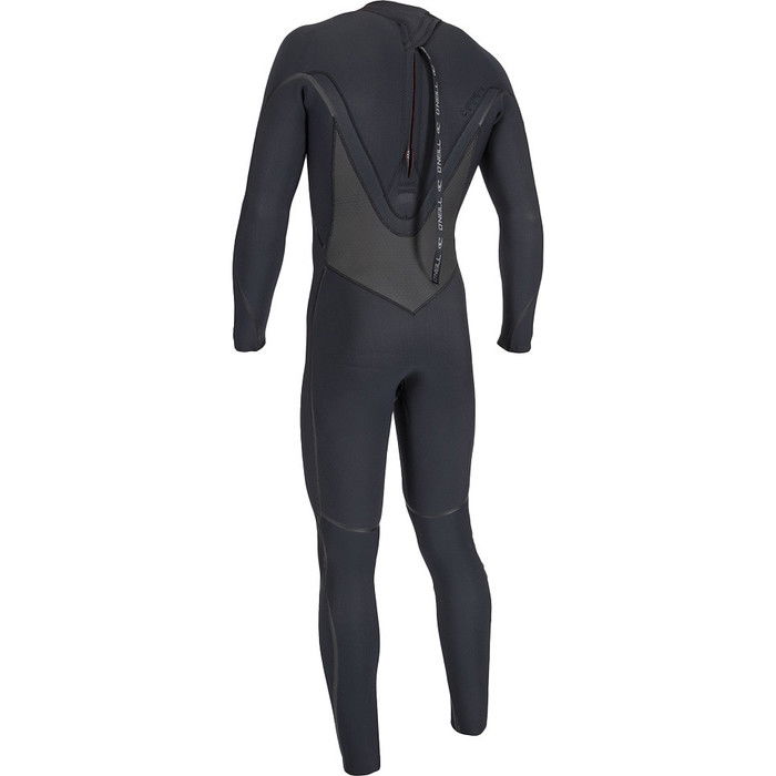 2024 O'Neill Mens Psycho Tech 5/4mm+ Back Zip Wetsuit 5543 - Black